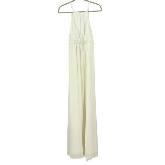 Show Me Your MuMu Amanda Maxi Dress Wedding Cake Chiffon XL NWT - Picture 6 of 6